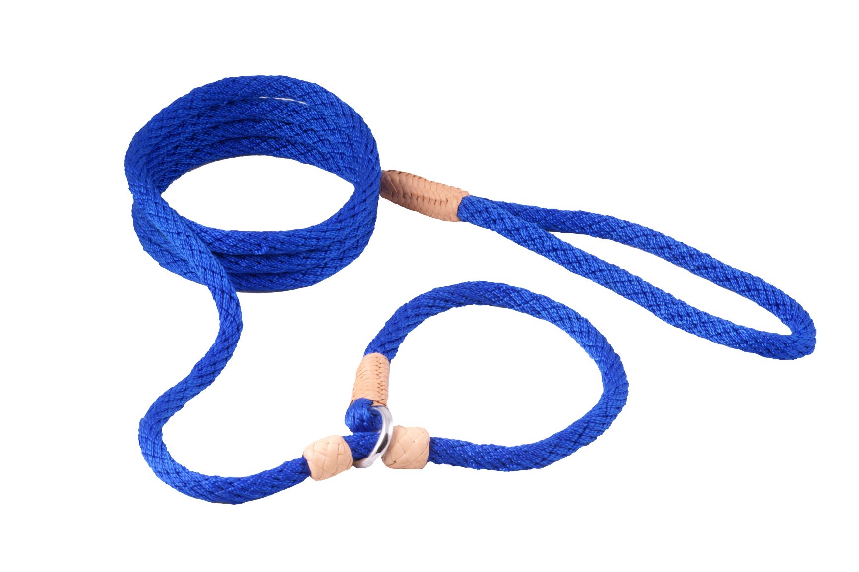 Nylon Dog Slip Leashes With 2 Stoppers