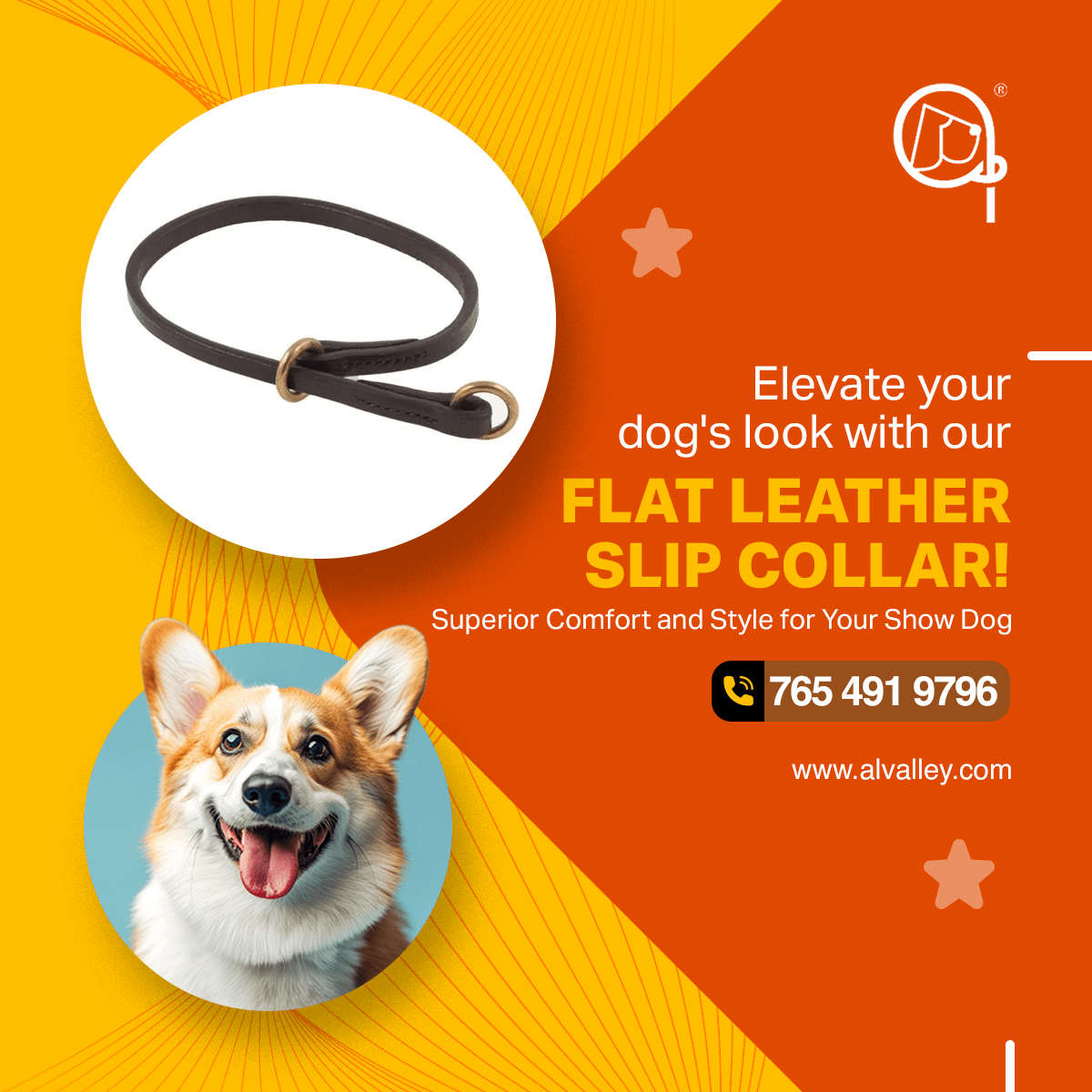 leather slip collar