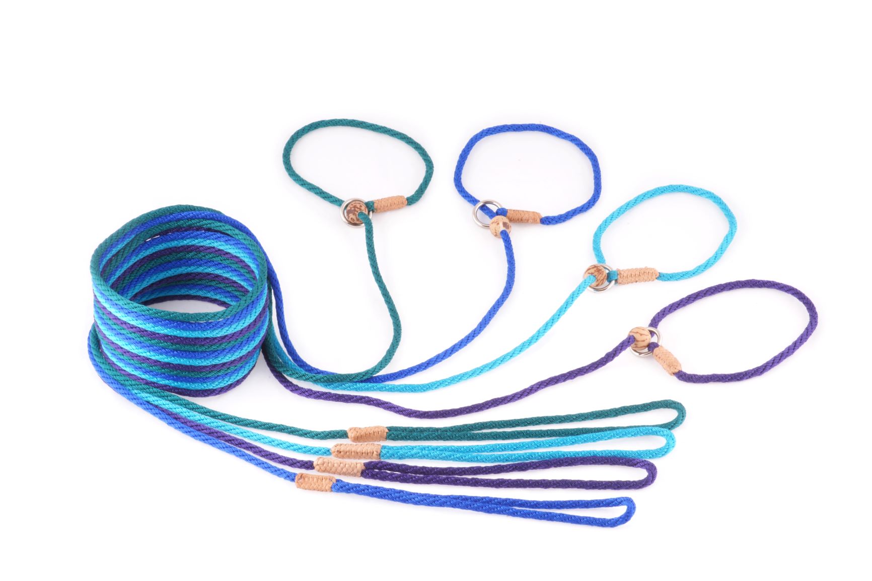 Nylon Dog Slip Leads With Stopper