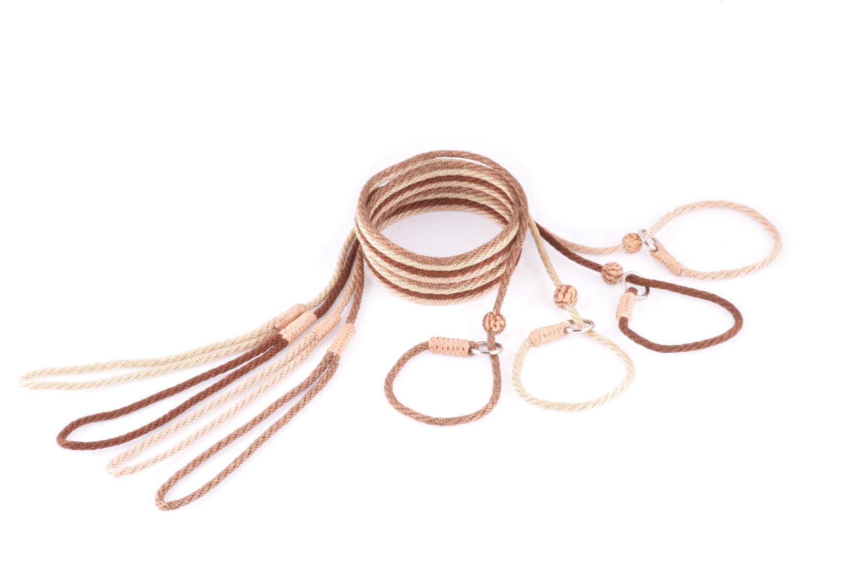 Nylon Dog Slip Leads With Stopper