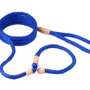 Nylon Dog Slip Leashes With 2 Stoppers