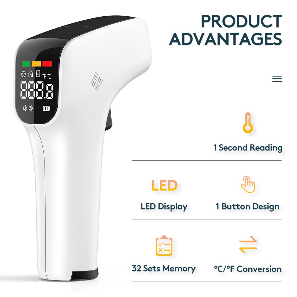Non-Contact Infrared Thermometer FDA Cleared